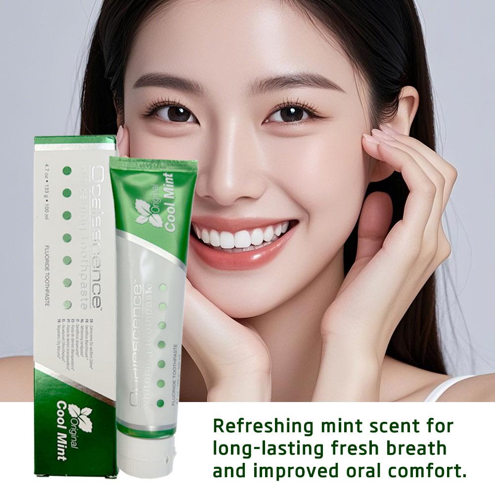 Teeth Whitening Cream - ยาสีฟันไวท์เทนนิ่งเกาหลี ลมหายใจสดชื่นยาวนาน สูตรทำความสะอาดล้ำลึก ขจัดคราบ รักษาอาการปวดฟัน