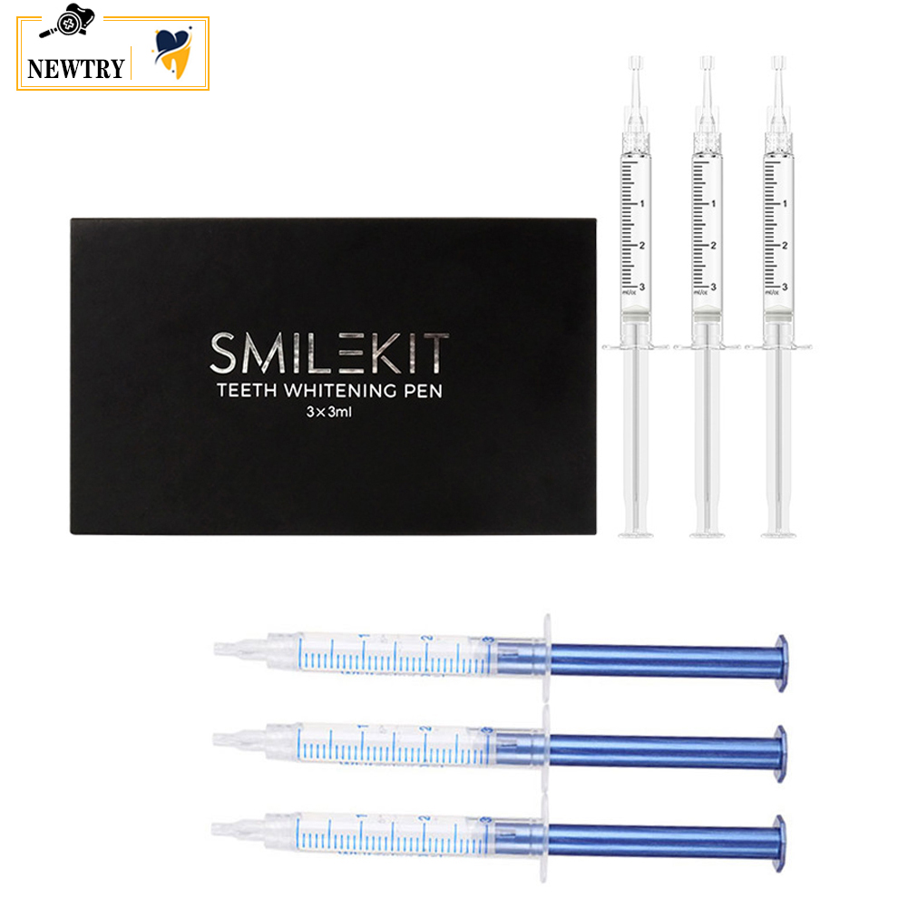 Teeth Whitening Flash - เจลฟอกสีฟันพร้อมกล่องของขวัญบูติกเข็มฉีดยาเจลคาร์บาไมด์44% เปอร์ออกไซด์ฟอกสีฟันน้ำยาทำความสะอาดช่องปากดูแลสุขอนามัยปากกาขาว