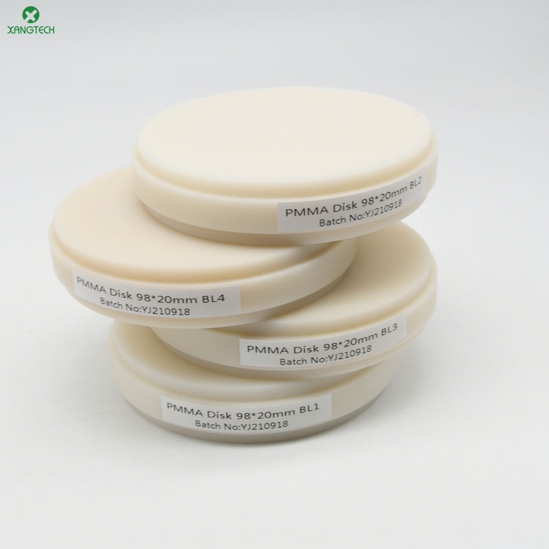 Teeth Whitening Flash - บล็อก PMMA ชั้นเดียวสำหรับงานฟันปลอม สีขาวฟอกฟัน ใช้ในห้องปฏิบัติการทันตกรรม