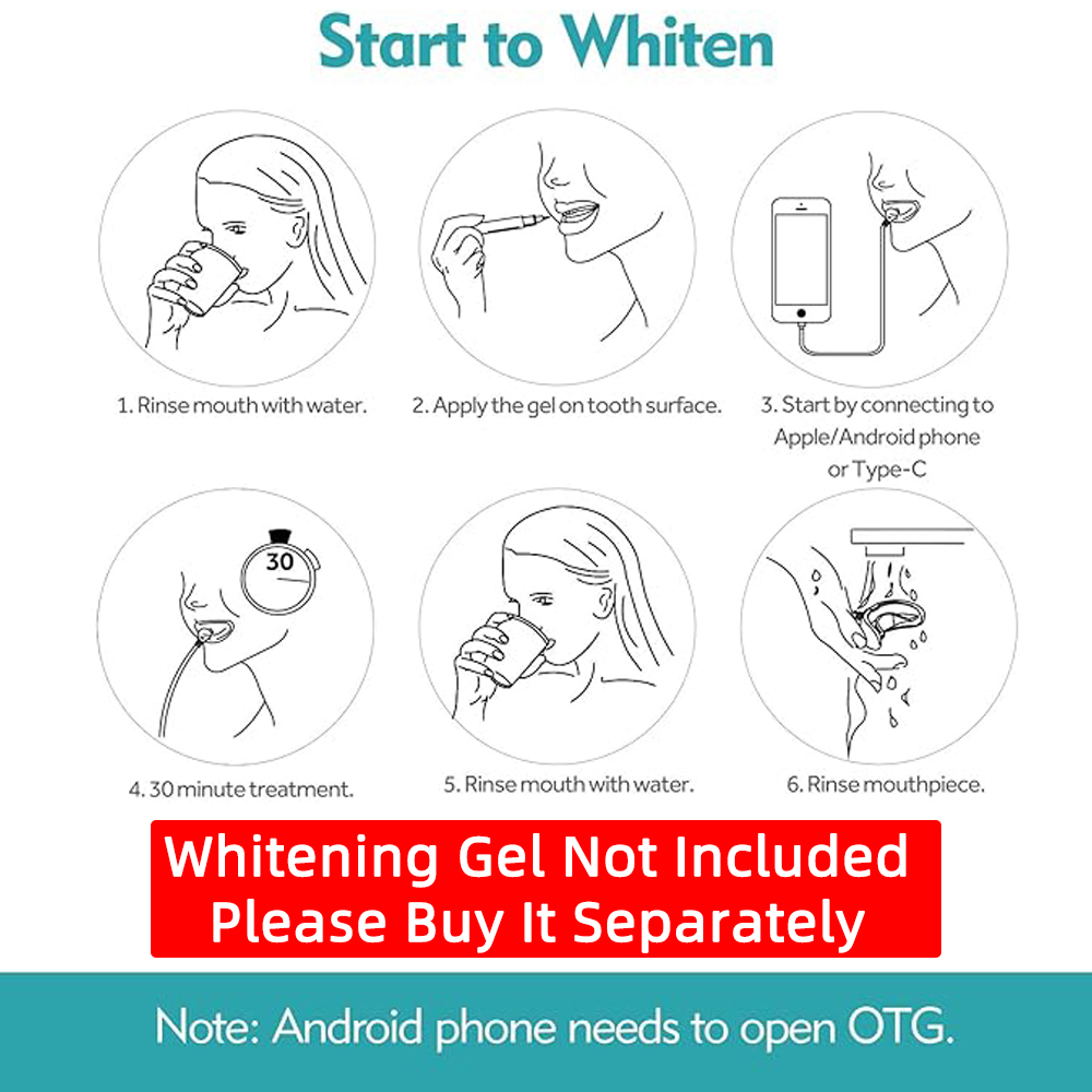 ชุดอุปกรณ์ฟอกสีฟัน Vaclav พร้อ - Teeth Whitening Uv บทวิจารณ์และราคา