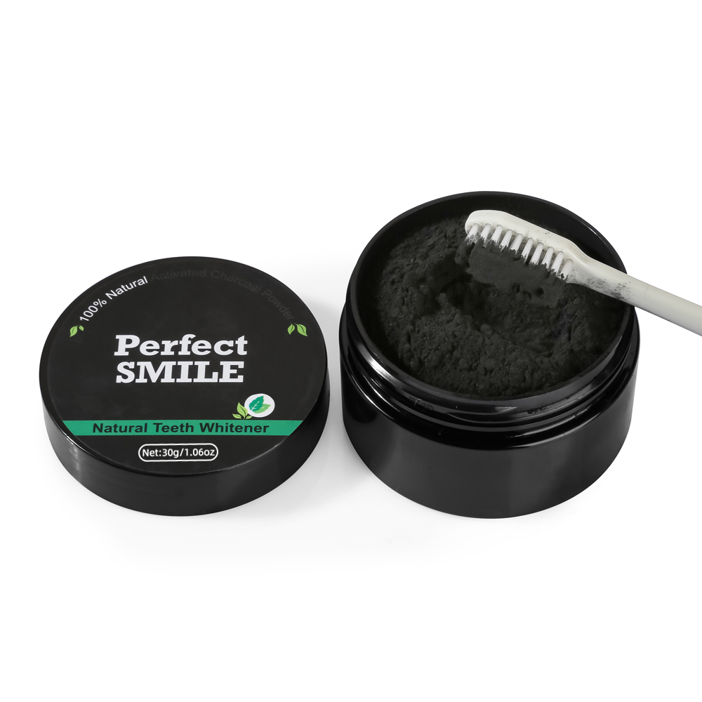 ผงฟอกสีฟัน ผงถ่านกัมมันต์ออร์แ - Teeth Whitening Activated Organic Charcoal บทวิจารณ์และราคา