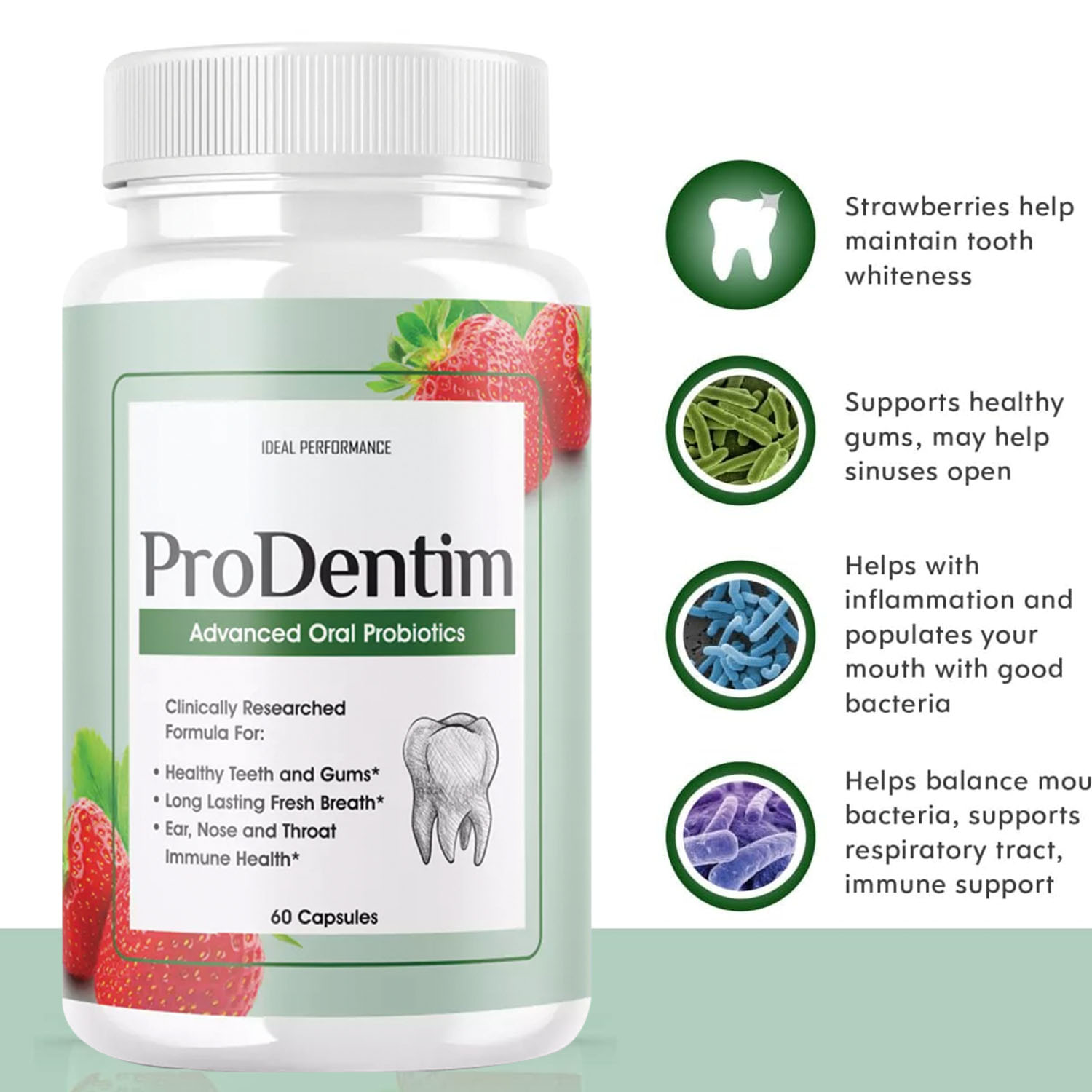 โปรไบโอติกส์ขั้นสูงสำหรับช่องป - Teeth Whitening Gum บทวิจารณ์และราคา