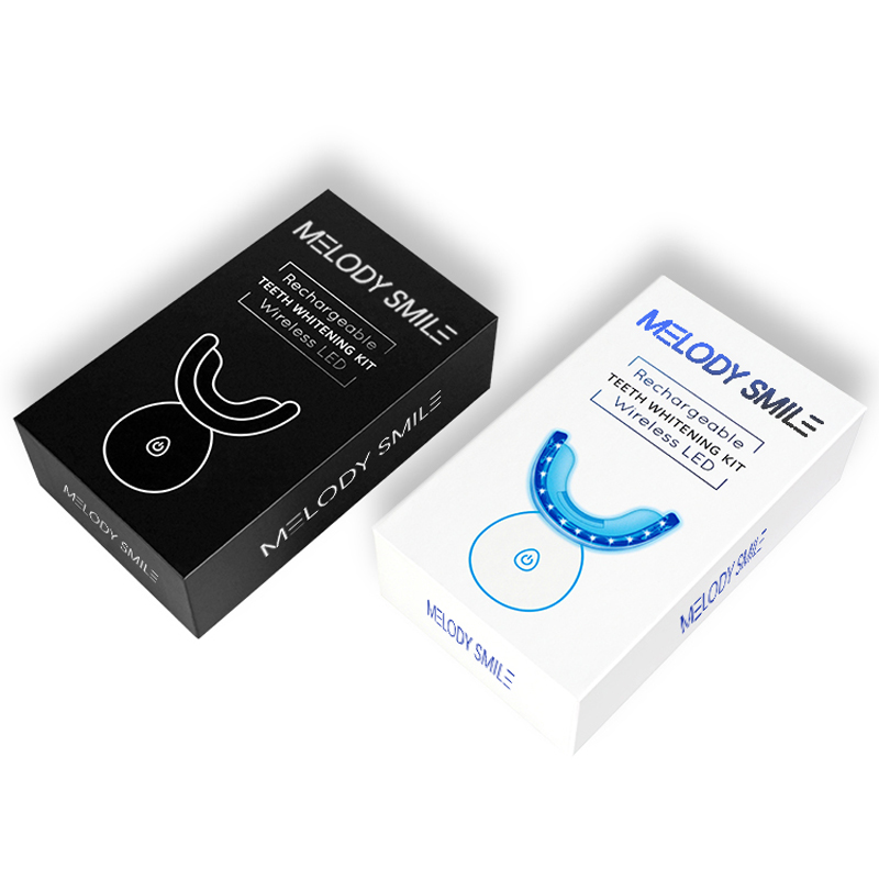 ชุดฟอกสีฟันด้วยแสงสีฟ้า LED ไร - Teeth Whitening Logo บทวิจารณ์และราคา