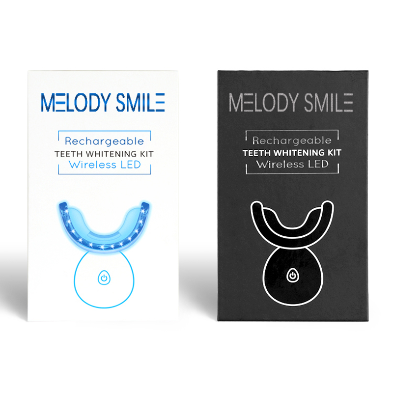 ชุดฟอกสีฟันด้วยแสงสีฟ้า LED ไร - Teeth Whitening Logo บทวิจารณ์และราคา
