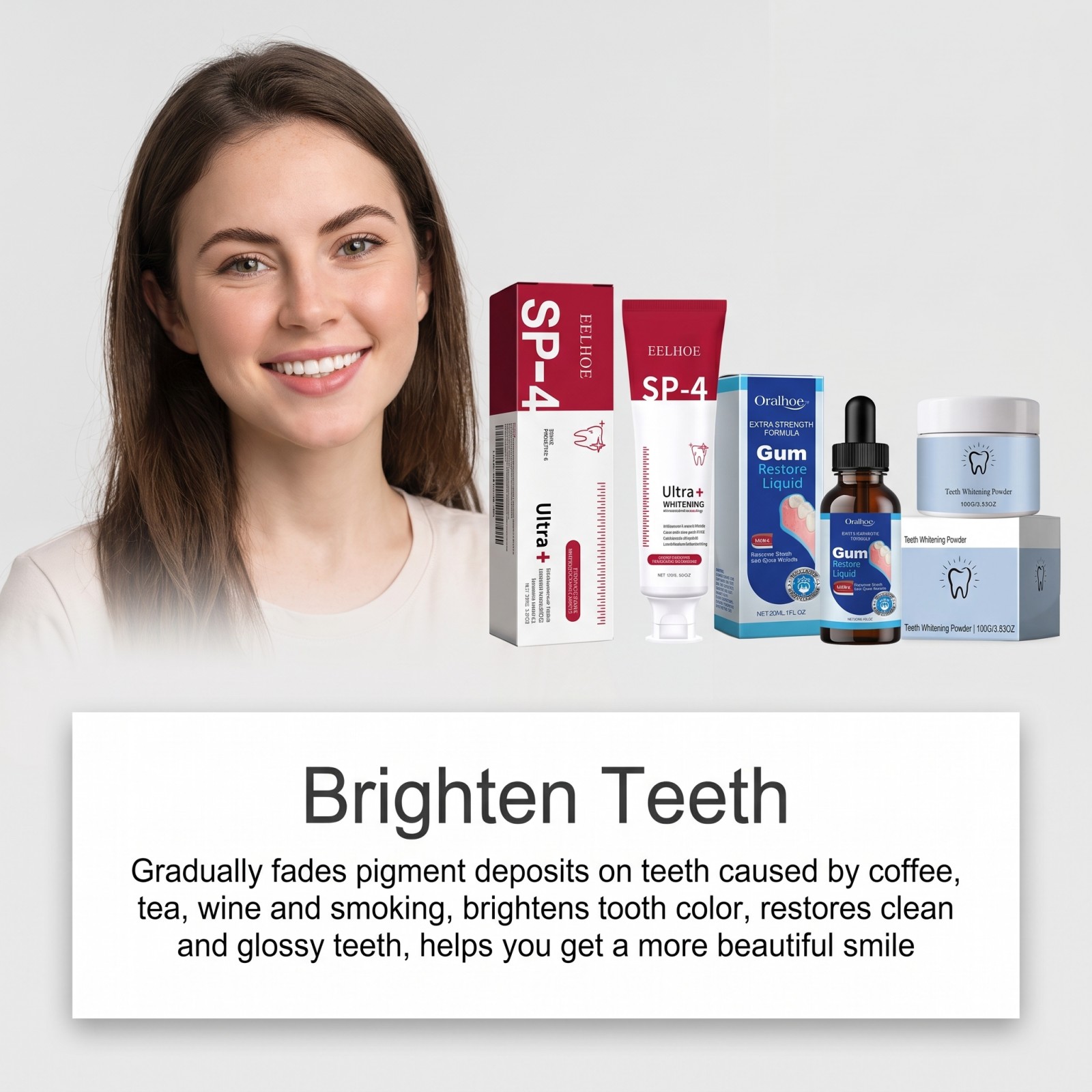 ชุดดูแลช่องปาก คอมโบเซ็ต ยาสีฟ - Teeth Whitening Flash บทวิจารณ์และราคา