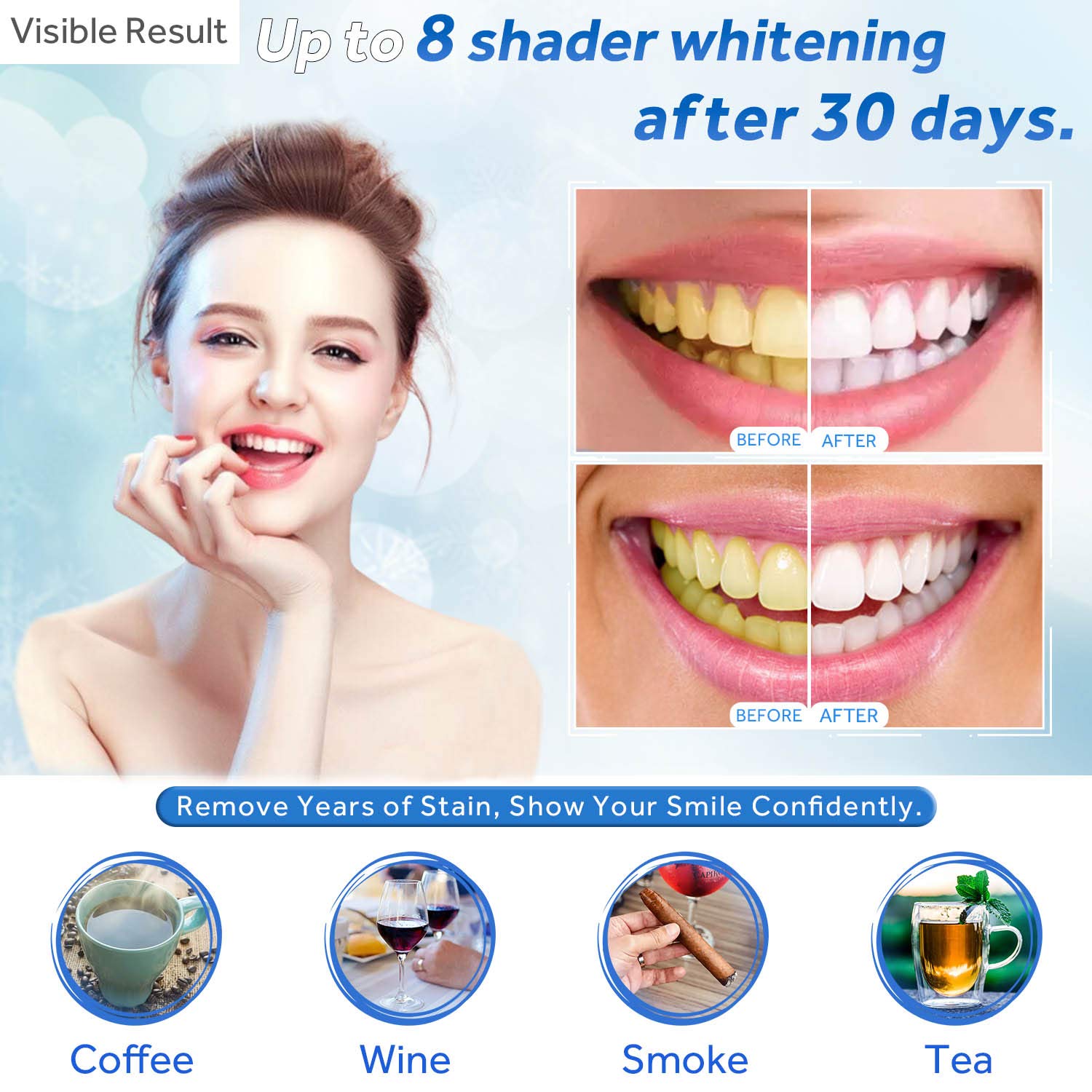 เจลฟอกสีฟันแบบเติม หลอดฉีดยาเจ - Teeth Whitening Flash บทวิจารณ์และราคา