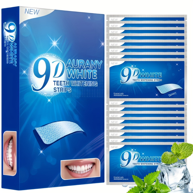 แถบฟอกสีฟัน Aurany White 9D 21 - Teeth Whitening Paste บทวิจารณ์และราคา