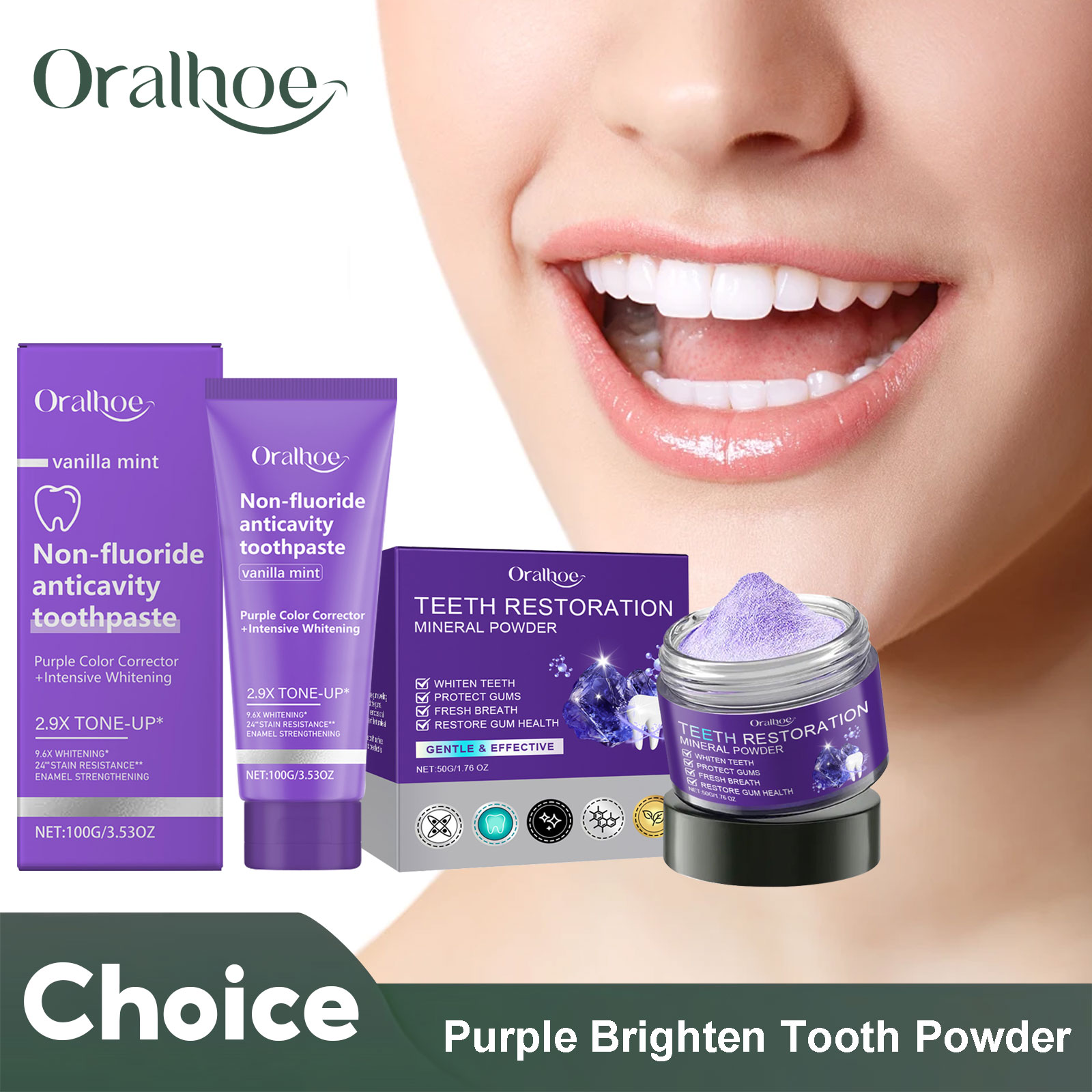 Teeth Restoration Mineral Powd - Teeth Whitening Flash บทวิจารณ์และราคา