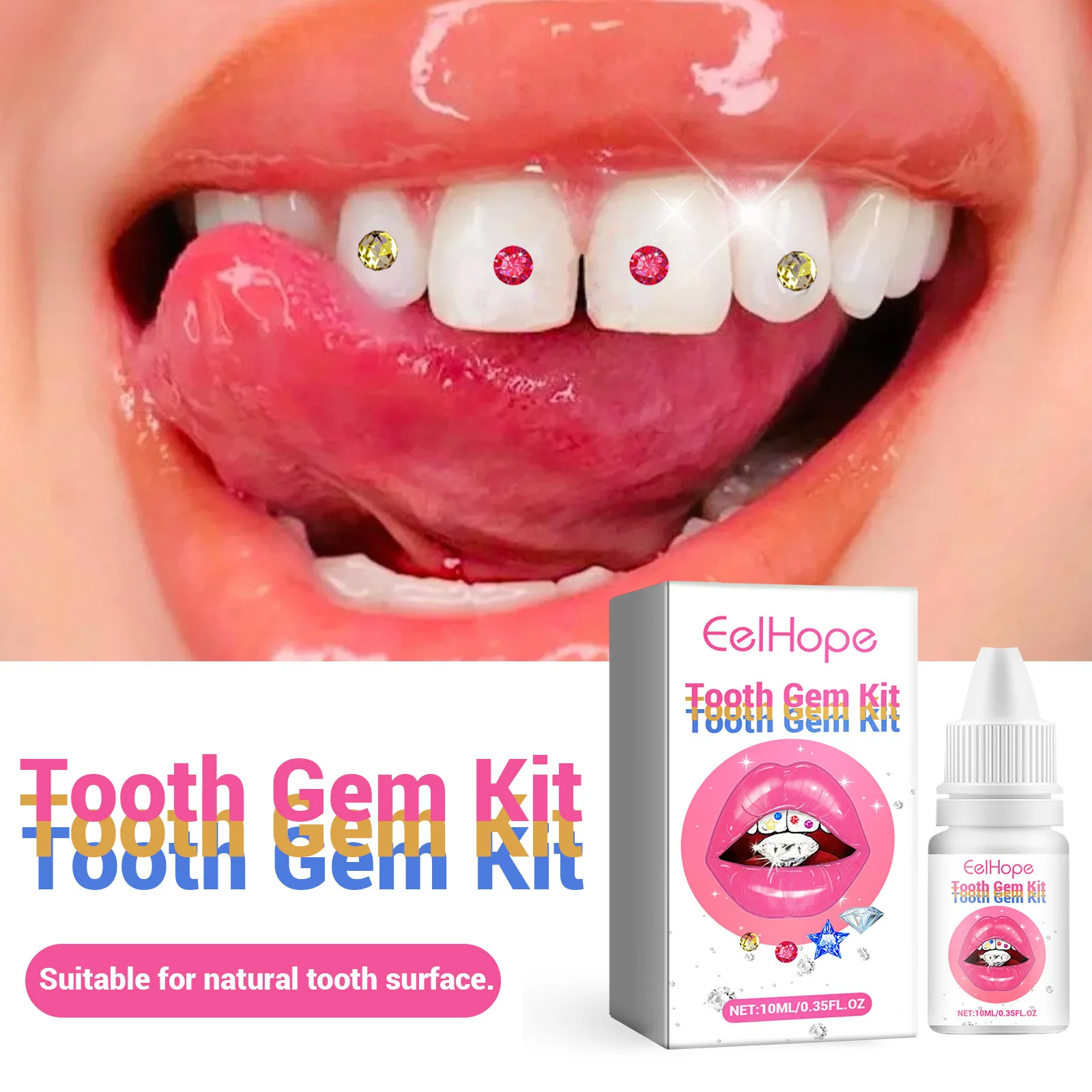 ชุดอุปกรณ์ตกแต่งฟัน DIY ประดับ - Teeth Whitening Free บทวิจารณ์และราคา