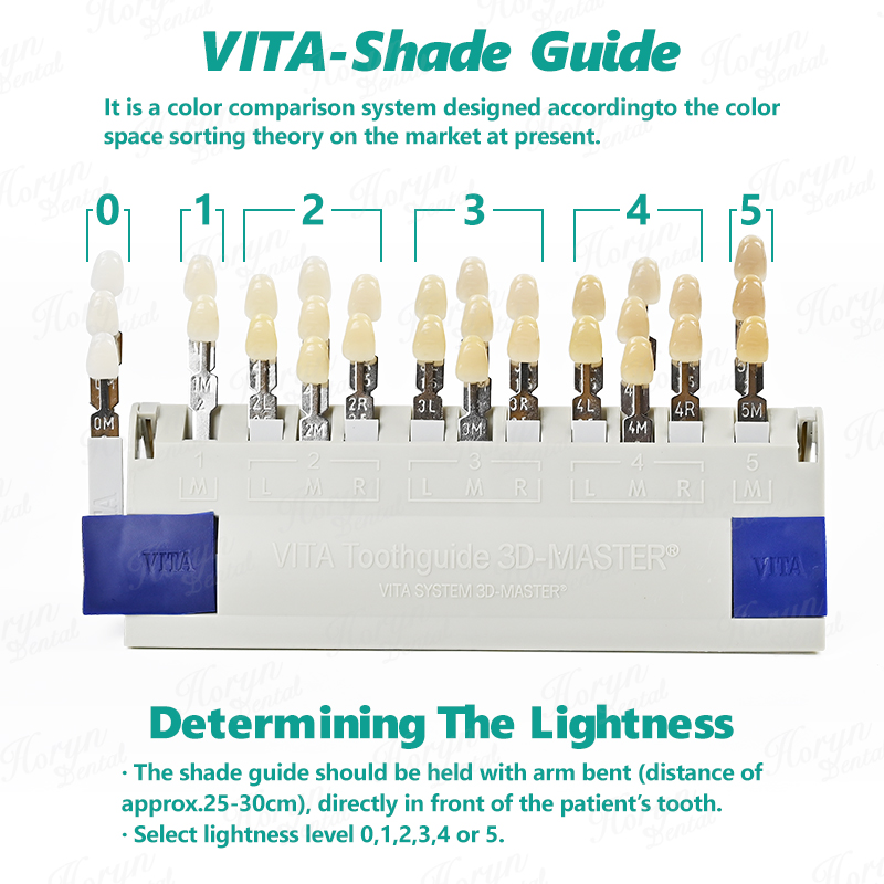 แผ่นสี Vita 3D Master Dental L - Teeth Whitening Flash บทวิจารณ์และราคา