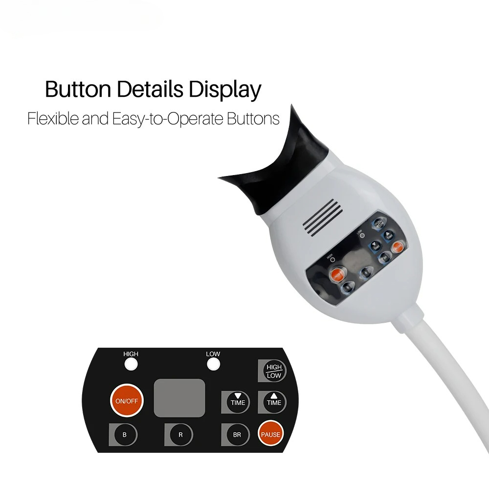 เครื่องเร่งฟอกสีฟัน LED ปรับได - Teeth Whitening Light บทวิจารณ์และราคา