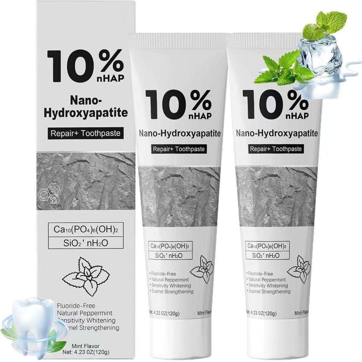 ยาสีฟันนาโนไฮโดรซีอะพาไทต์ 10% - Teeth Whitening Cream บทวิจารณ์และราคา