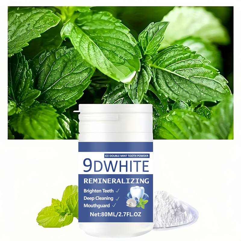 ผงฟอกสีฟัน 9D สีม่วง 80 มล. ผง - Teeth Whitening Free บทวิจารณ์และราคา